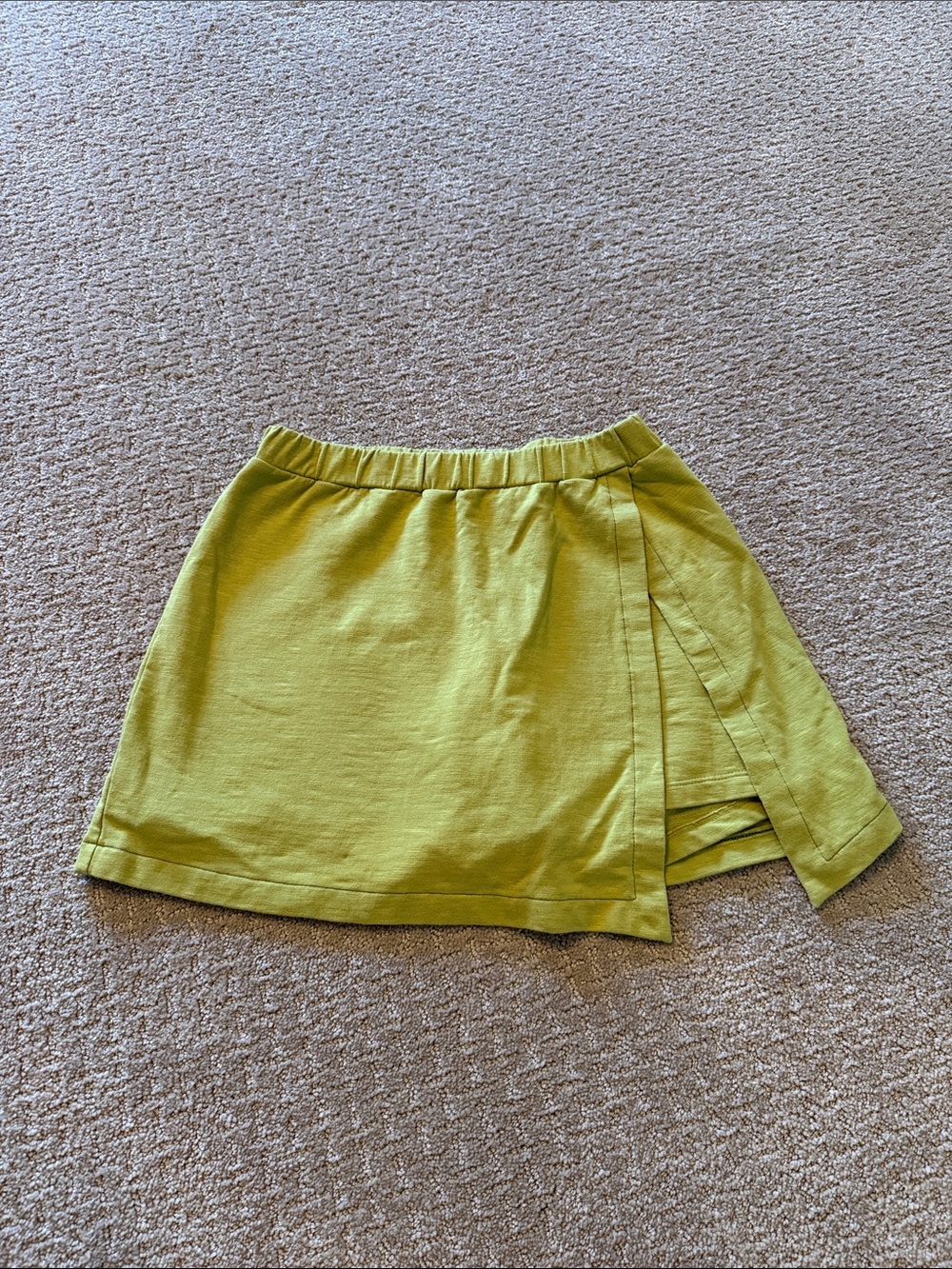 Women’s Green Skort with Overlap Front